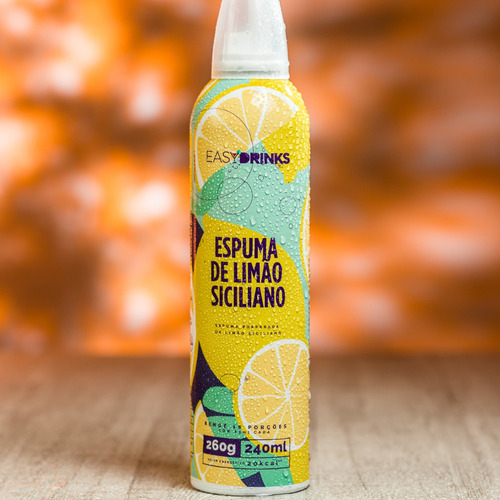 Imagem 3 de 3 de Espuma De Limão Siciliano Easy Drinks 200g