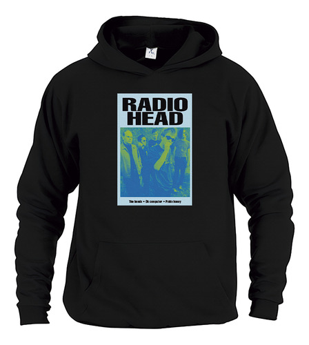 Sudadera Negra Unisex Radiohead Ag400