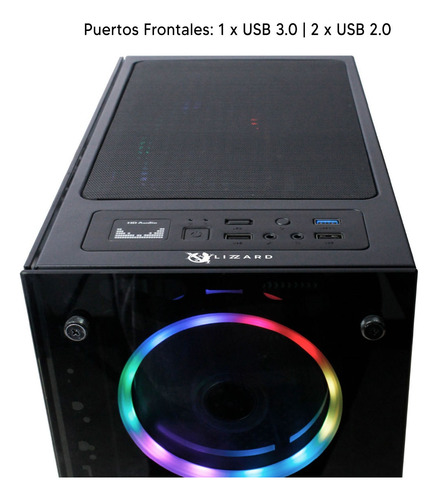 Gabinete Gamer X-lizzard Gx-505 Dimm
