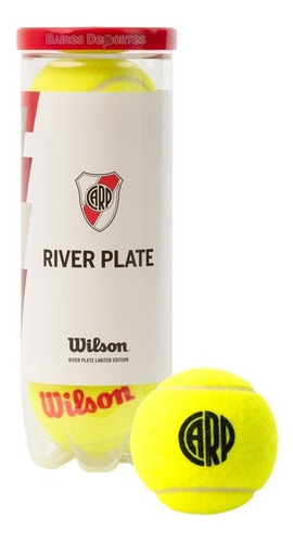 Tubo 3 Pelotas Tenis Wilson River Plate Edic Limit Itf Ultra