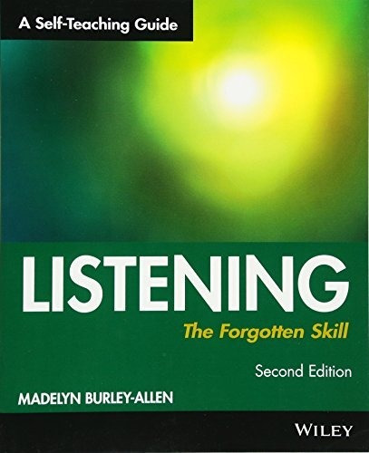 Book : Listening The Forgotten Skill A Self-teaching Guide 