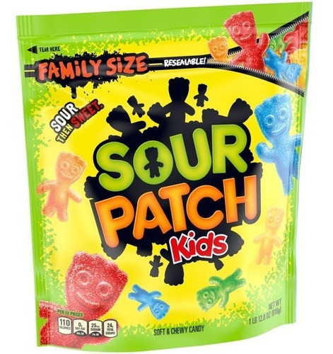 Sour Patch Kids Gomitas 836grs. 2 Pack