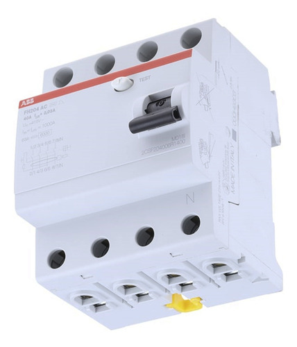 Disjuntor Dr Abb Fh204 Ac-40/0,03 Tetrapolar 40a/30ma