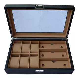 Organizador De Relojes Y Lentes Caja Calidad Premium