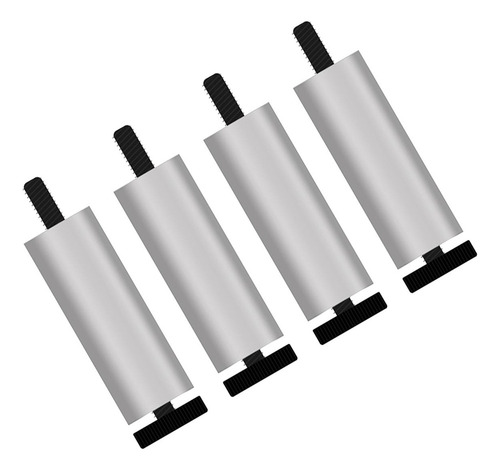Mz 4 Patas De Aleación De Aluminio Plata 12cm Diámetro 2,8
