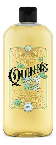 Quinn's Jabon Liquido Organico Pure Castilla, 32 Onzas (ment