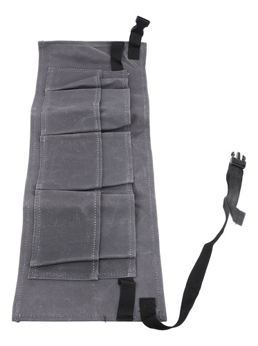 Riñonera De Lona Para Herramientas De Electricista, Gris
