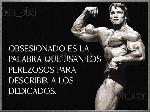 Póster Arnold Schwarzenegger - Obsesionado / Dedicado