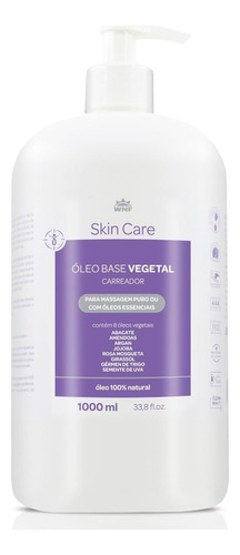 Oleo Vegetal Para Massagem Com Oleo Essencial 1l - Wnf Tipo De Embalagem Pote Fragrância Neutro