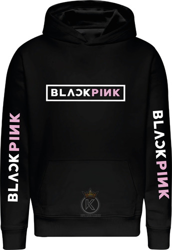 Poleron Black Pink - Kpop - Estampaking