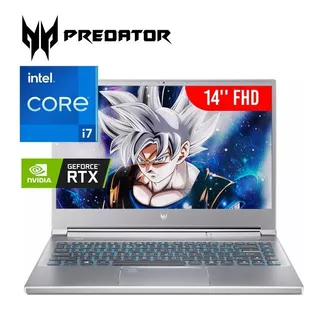 Notebook Acer Predator300/14/i7 11va/512ssd/16gb/rtx3060 6gb