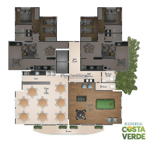 Imagem 24 de 24 de Apartamento Com 2 Dormitórios Sendo 1 Suíte, À Venda, 80 M² Por R$ 458.000 - Vila Atlântica - Mongaguá/sp - Ap1142