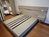 Comprar Cama En Melamina  6 Cajones Y Cabecera Con Veladores 1.5plz.