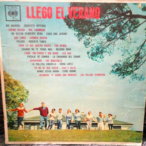 Llego El Verano Disco De Vinilo Lp Compilado Leo Dan