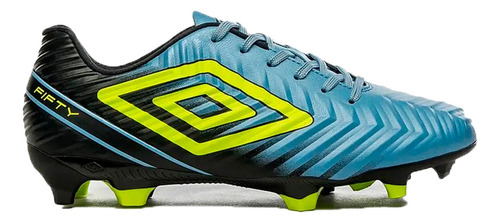 Botin Umbro Futbol Hombre Fifty V Fg Acero-negro-lima Cli