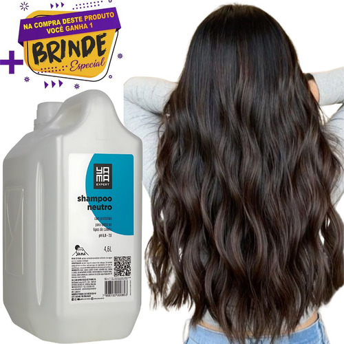 Shampoo Neutro Yamá 4.6l Original + Brinde!