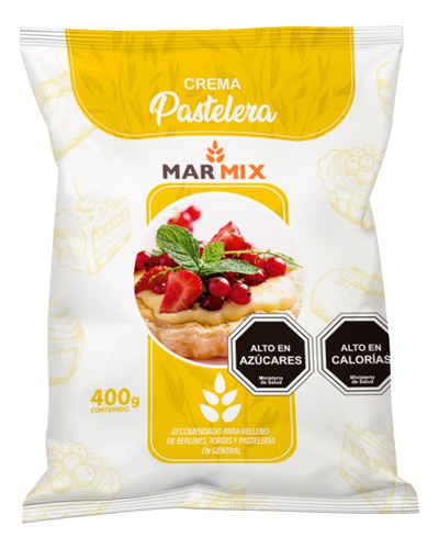 Crema Pastelera Marmix 400grs Pack X 10 Insuperable