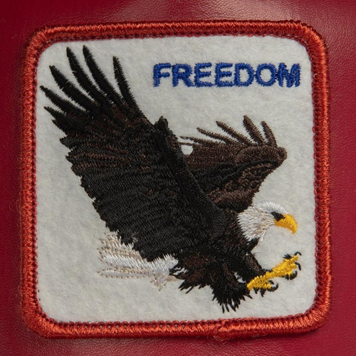 Gorra Goorin Bros Freedom Piel Roja Negra Aguila | Envío gratis