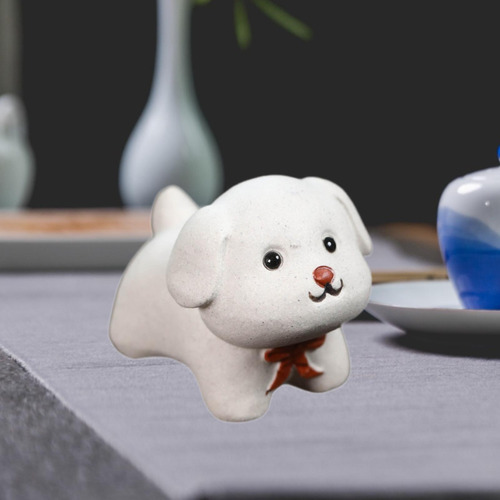 Mini Cerámica Arcilla De Arcilla Para Perros Té De Pie