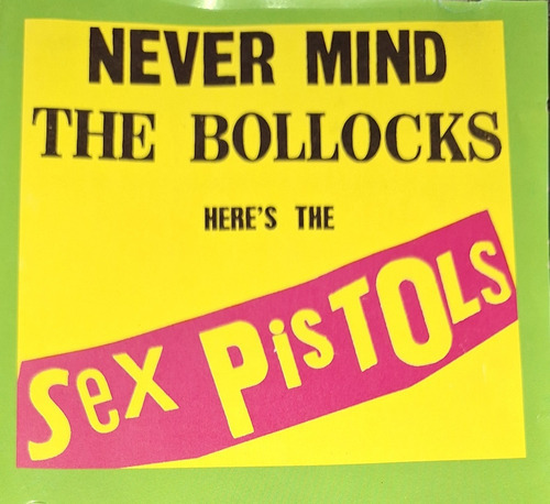 Sex Pistols Never Mind The Bolloks Cd Importado Excelente! 