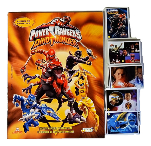 Álbum De Figuritas Power Rangers Completo A Pegar