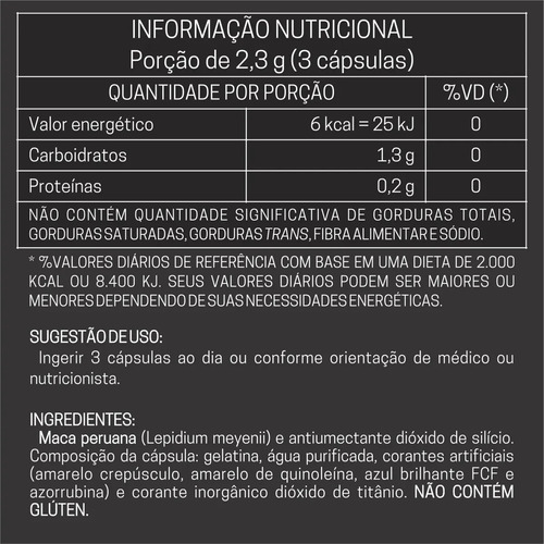Imagem 4 de 4 de Maca Peruana 2000mg - 90 Cápsulas - Fórmula Importada