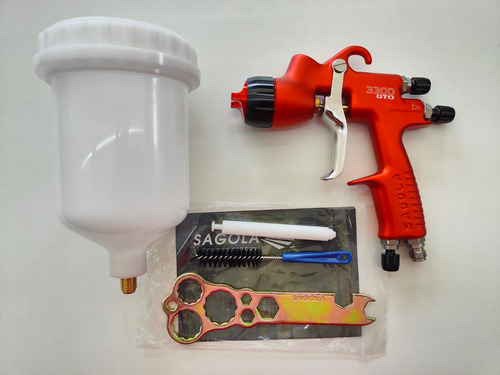 Pistola De Gravedad Sagola 3300 Gto 1.3mm Tech Maletin