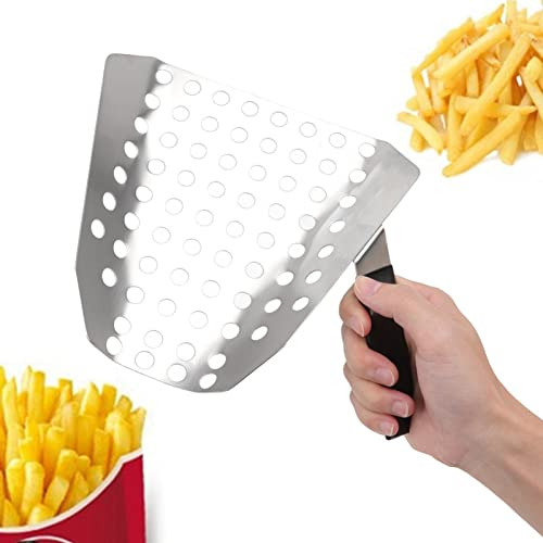 Cuchara Metlica Para Papas Fritas Y Palomitas De Acero Inoxi