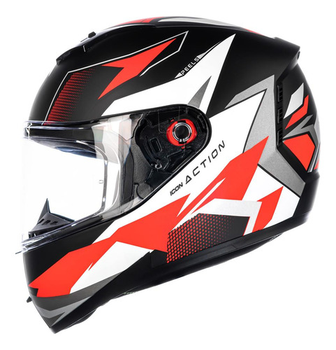 Capacete Masculino Feminino Peels Icon Action Preto Fosco