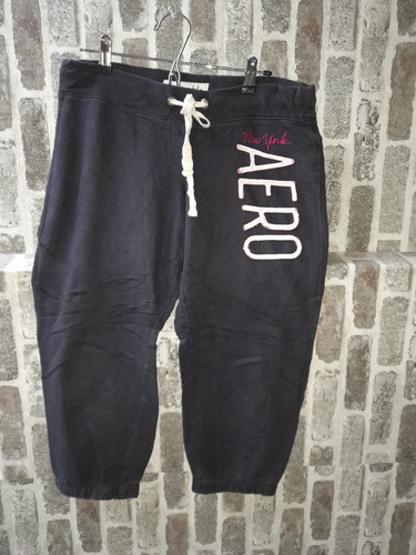 Pants Negro Aeropostale  York Talla M De Mujer-g