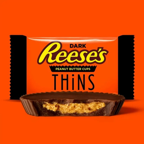Reeses Thins Dark Chocolates Americanos Peanut Butter 341gr