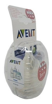 Imagen 3 de 3 de Set De Tetina Silicona Variable Flex Avent.