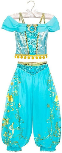 Jasmine Disfraz De Aladino Original Disney Store 