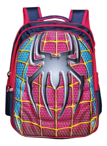 Mochila Escolar Spiderman 3d 2do 3er Y 4to Grado Grande