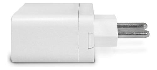 Plug Tomada Protetor Elétrico Dps 3 Pinos 10a Qpp03b Branco