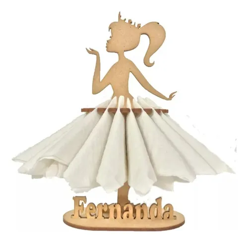 comprar Servilletero Centro De Mesa Personalizado Xv Años 30pzas