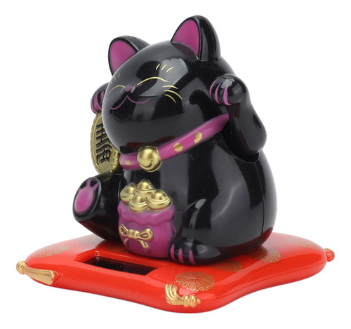 Lindo Saludo De Lucky Cat Wealth Con EnergĂa Solar