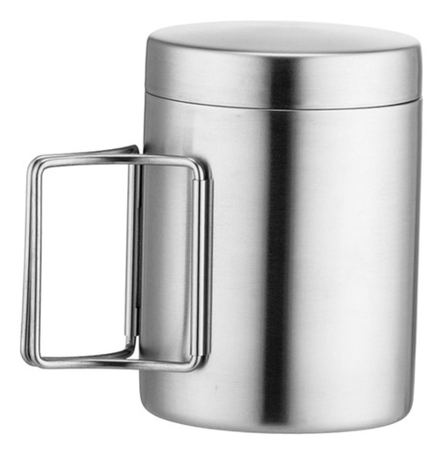 Taza De Acero Inoxidable For Acampar, Taza De Té Con 400ml