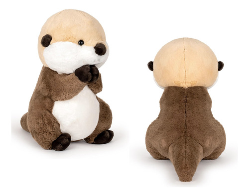 Peluche Nutria Marina Chungungo Muñeco Animal Muy Suave Marrón