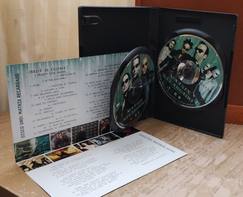 Matrix Recargado Y Matrix Revoluciones 4 Dvd's,100% Original (Usado)