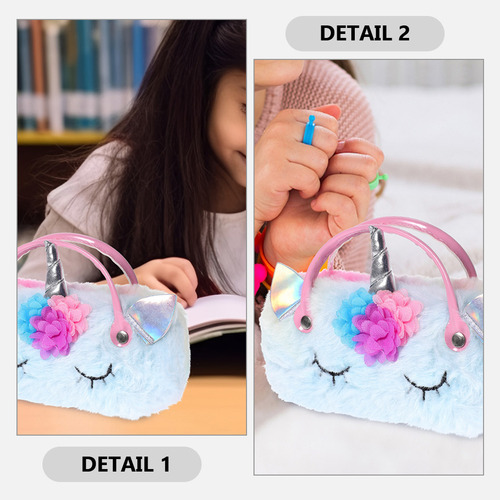 Funda Portátil Para Gafas Sungla, Bonita Unicornio, 2 Unidad