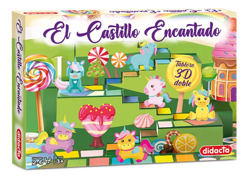 Juego El Castillo Encantado Unicornio 3d. Didacta Original !