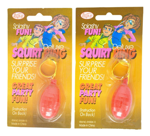 Anillo En Aerosol Squirrt Ring Toy Prank Tricky Ring Toy Par