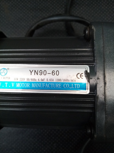 Motor Vtv Yn90-60 De Engranaje Helicoidal Nuevo