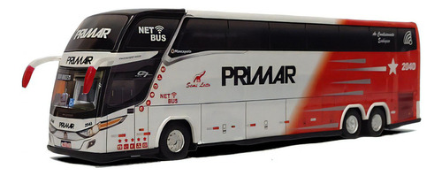 Miniatura Ônibus Primar G7 3 Eixos