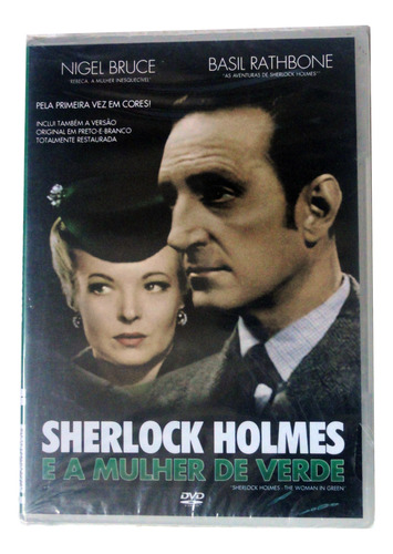 Dvd Sherlock Holmes E A Mulher De Verde / Novo Lacrado