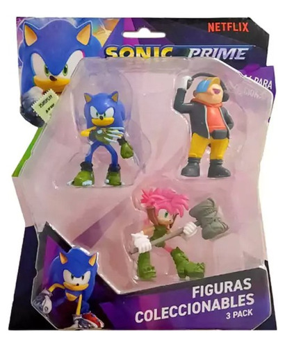 Figuras Sonic Prime Pack 2 X3 - Art. Son2020