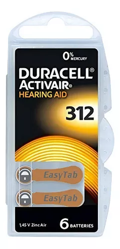 Duracell Pila Auditiva 312 - Pack De 6-Locatel Colombia - Locatel