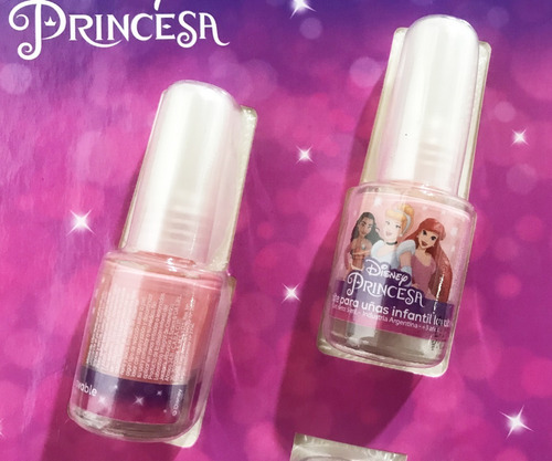 Imagen 2 de 6 de Princesa Kit De Maquillaje Esmalte Y Lápiz Labial.