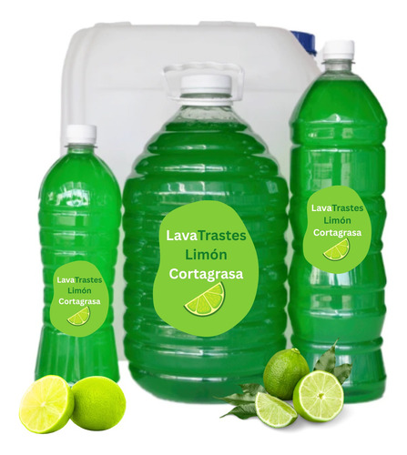 Limpiatrastes Líquido 10lt Efectivo Limón - Cortagrasa 100%